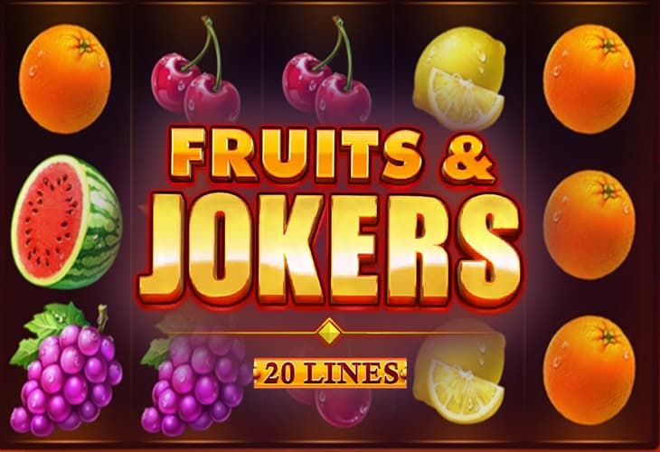 Fruits and Jokers: 20 lines